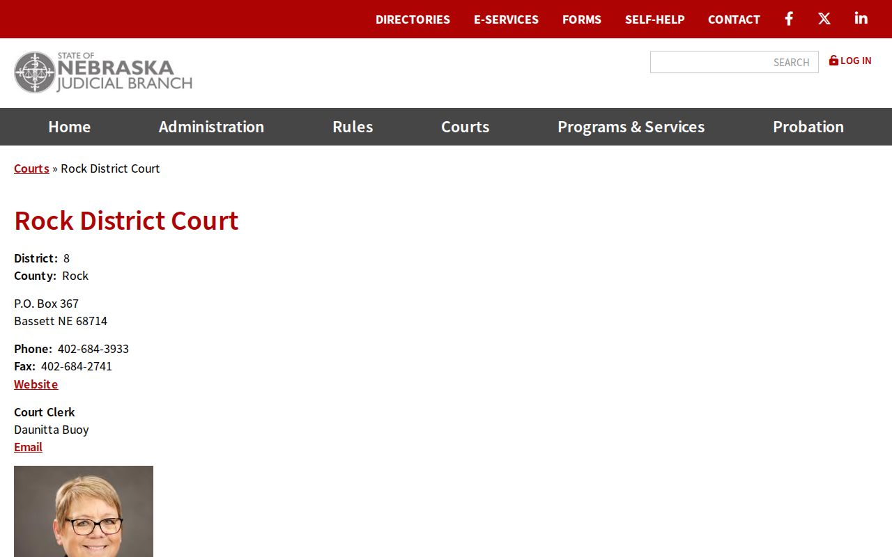 Rock County outstanding warrants District Court source